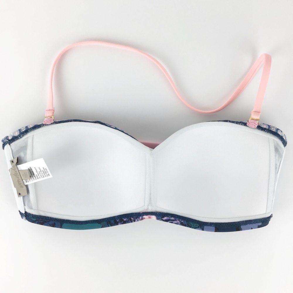 Wonderly Raining Roses Bandeau Bikini Top | S - Picture 5 of 8
